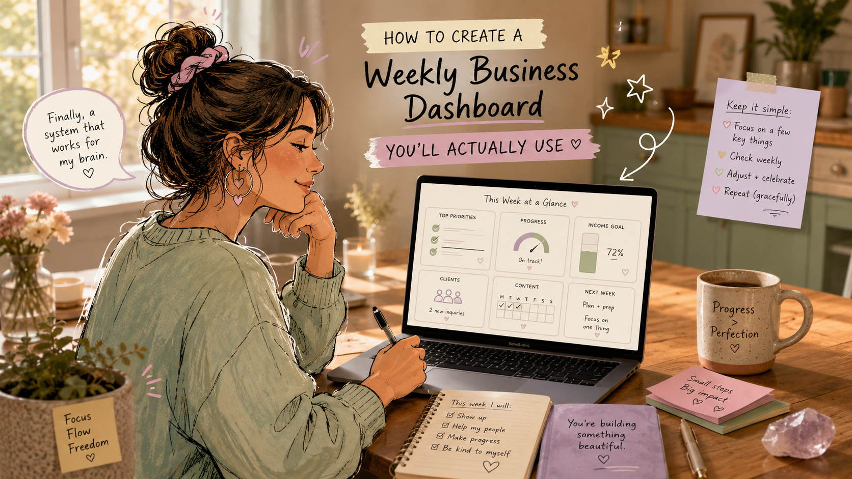 How to Create a Weekly Business Dashboard You’ll Actually Use