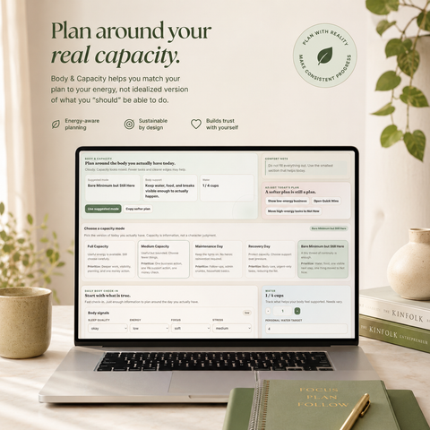 LiteFolio Business & Life OS | ADHD-Friendly Solopreneur Dashboard